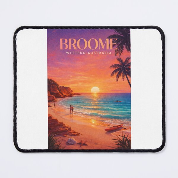 Item preview, Broome Gantheaume Point Coastal Sunset Roebuck Bay Western Australia designed and sold by Places On Earth.