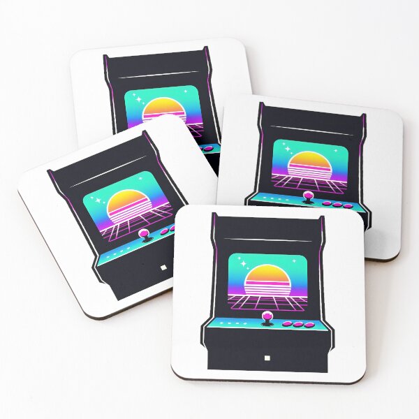 Item preview, Retro Arcade Machine – Pixel Sunset – Vaporwave Gamer Art designed and sold by Phetuvov.