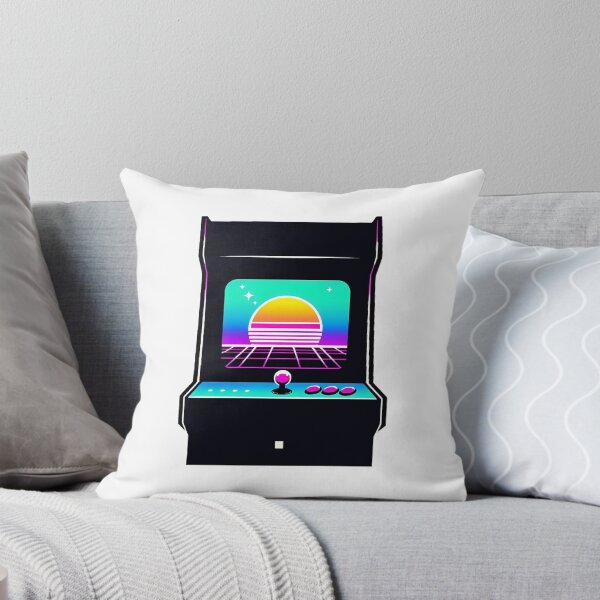 Item preview, Retro Arcade Machine – Pixel Sunset – Vaporwave Gamer Art designed and sold by Phetuvov.