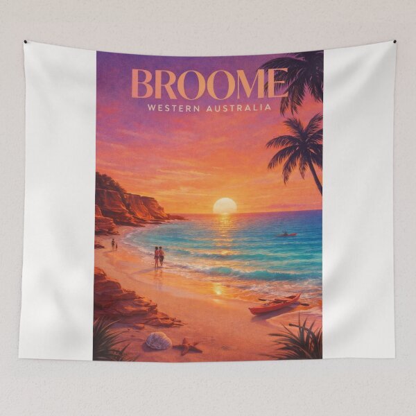 Item preview, Broome Gantheaume Point Coastal Sunset Roebuck Bay Western Australia designed and sold by Places On Earth.