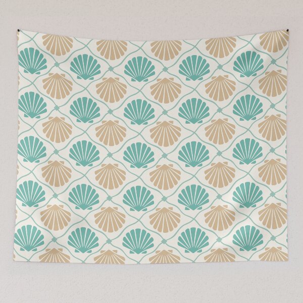 Item preview, Boho Modern Seashell Trellis designed and sold by ColorfulVanilla.
