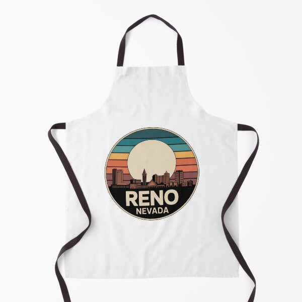 Item preview, Reno Nevada: Sunset Skyline Badge designed and sold by CircinusStore.