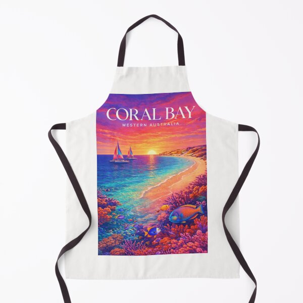Item preview, Coral Bay Ningaloo Reef Sunset Coral Coast Western Australia Seascape designed and sold by Places On Earth.