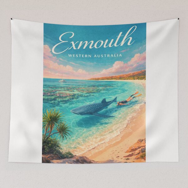 Item preview, Exmouth Ningaloo Reef Whale Shark Coast Western Australia Marine Encounter designed and sold by Places On Earth.
