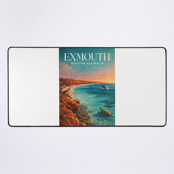 Item preview, Exmouth Cape Range Coastline Turtle Waters Western Australia Indian Ocean designed and sold by Places On Earth.