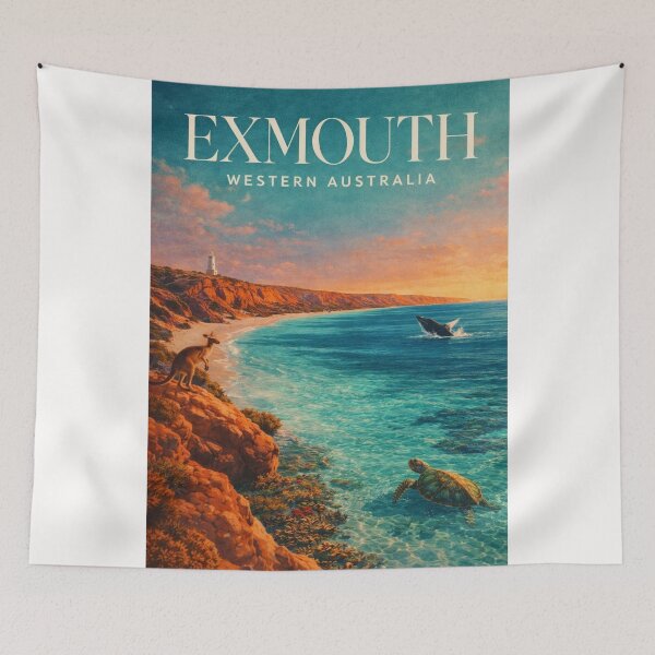 Item preview, Exmouth Cape Range Coastline Turtle Waters Western Australia Indian Ocean designed and sold by Places On Earth.