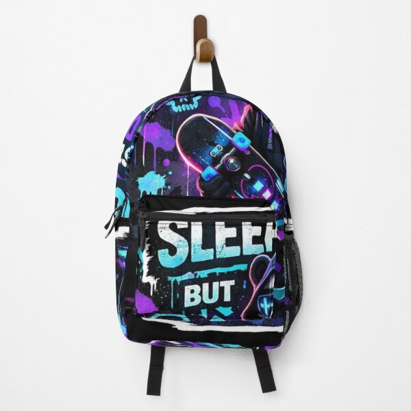 Item preview, Sleep Mode But Still Online Panda – Neon Streetwear Gamer Sticker.. designed and sold by ZenGrowth4.