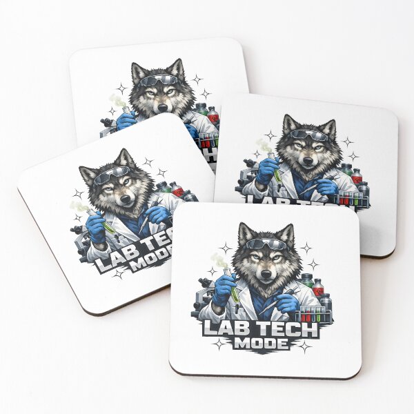 Item preview, Lab Tech Mode Professional Laboratory Technician Scientist Wolf Gift designed and sold by ClinicalHubs.