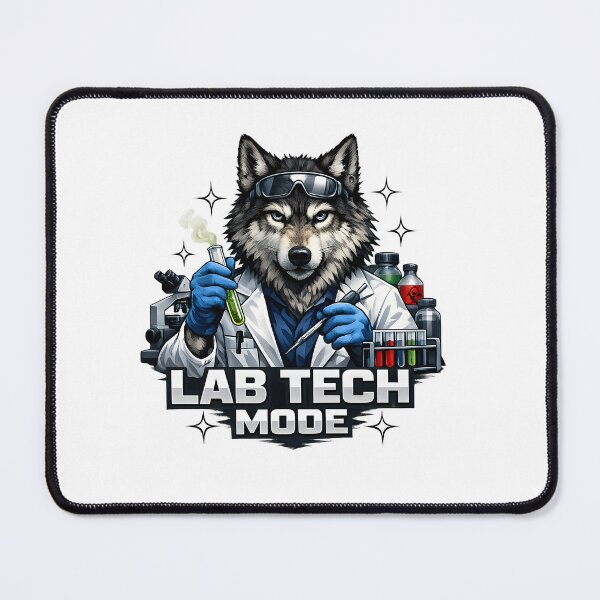 Item preview, Lab Tech Mode Professional Laboratory Technician Scientist Wolf Gift designed and sold by ClinicalHubs.