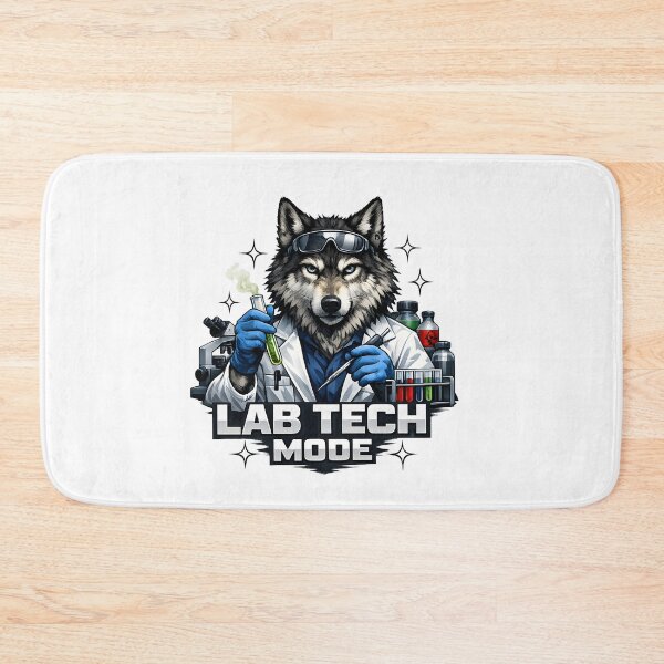 Item preview, Lab Tech Mode Professional Laboratory Technician Scientist Wolf Gift designed and sold by ClinicalHubs.