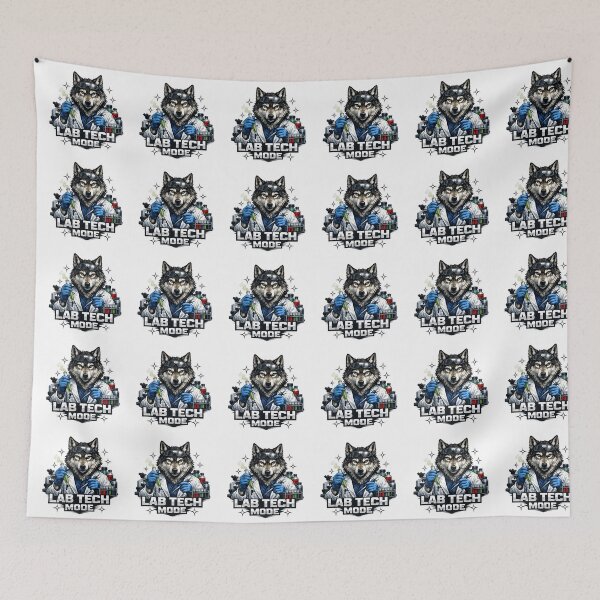 Item preview, Lab Tech Mode Professional Laboratory Technician Scientist Wolf Gift designed and sold by ClinicalHubs.