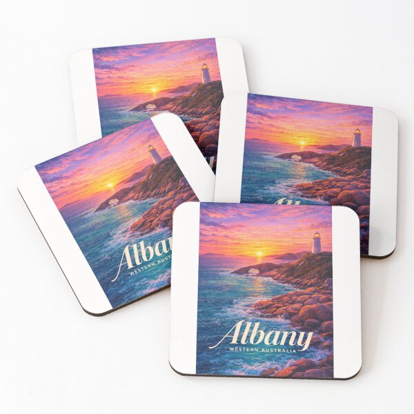 Item preview, Albany Natural Bridge Torndirrup Coast Golden Hour Western Australia designed and sold by Places On Earth.