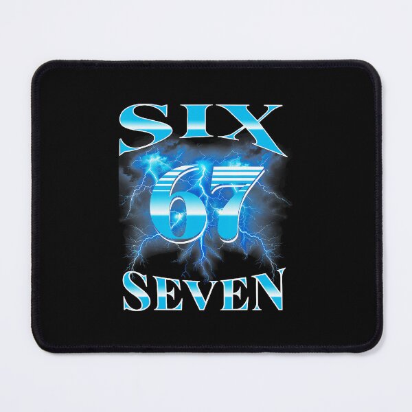Item preview, Six Seven 67 Retro Meme Numeric designed and sold by tadmercado.