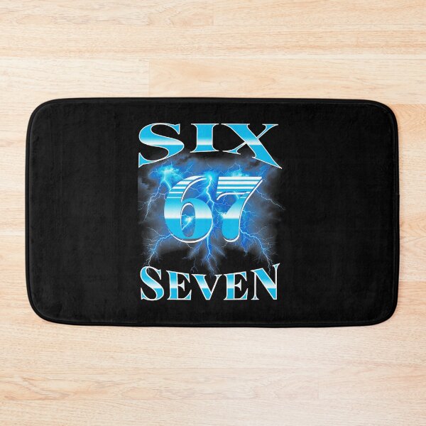 Item preview, Six Seven 67 Retro Meme Numeric  designed and sold by tadmercado.