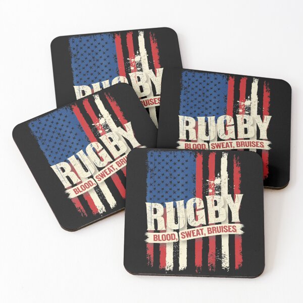 Item preview, Rugby Blood Sweat Bruises American Flag Vintage designed and sold by GabrieSketcham.