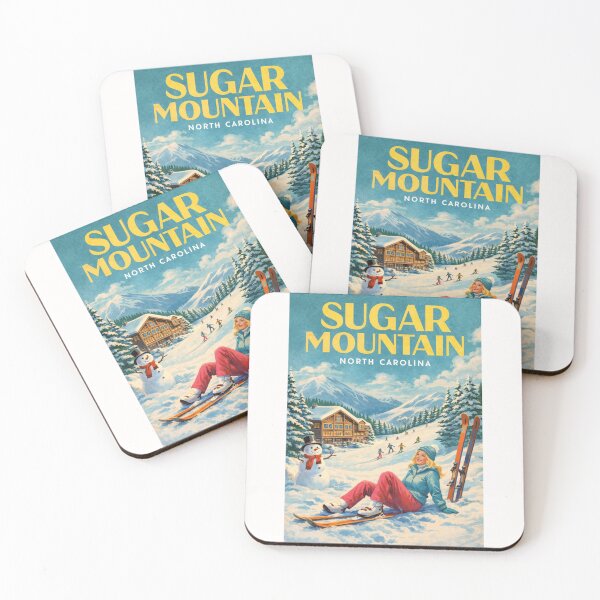 Item preview, Sugar Mountain Blue Ridge Mountains Ski Resort North Carolina Winter designed and sold by Places On Earth.