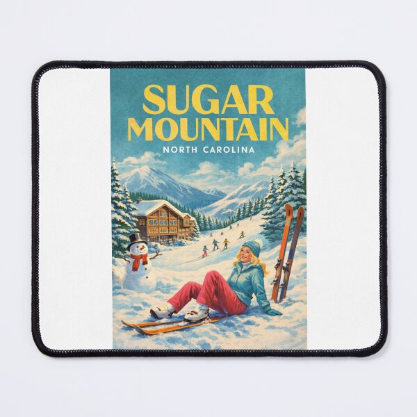 Item preview, Sugar Mountain Blue Ridge Mountains Ski Resort North Carolina Winter designed and sold by Places On Earth.