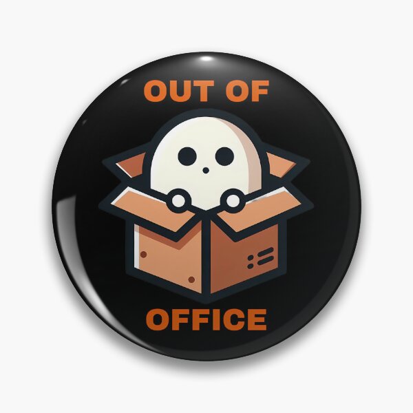 Item preview, Out of Office Ghost – Funny Introvert Halloween Art – Retro Spooky Design designed and sold by Phetuvov.