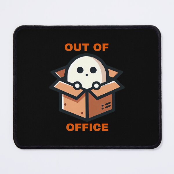 Item preview, Out of Office Ghost – Funny Introvert Halloween Art – Retro Spooky Design designed and sold by Phetuvov.