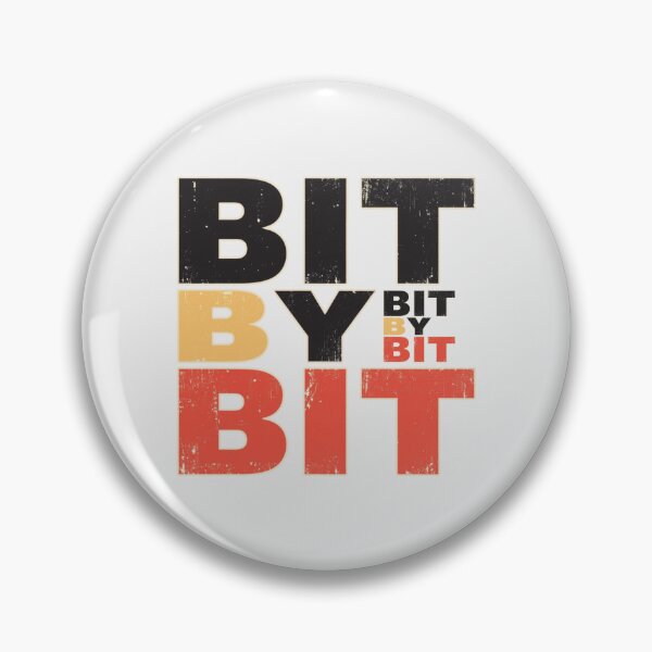 Item preview, Bit By Bit - Minimalist Motivational Progress designed and sold by RDproject.