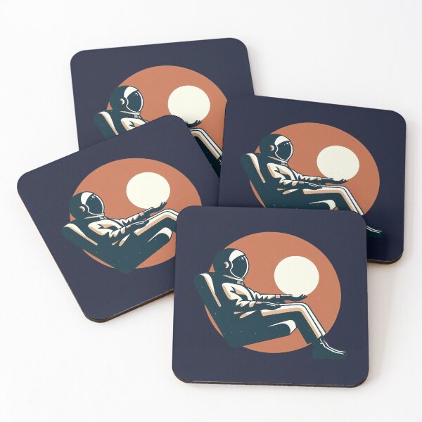 Item preview, Cosmic Drift Astronaut – Relaxing Space Traveler – Minimalist Lofi Art designed and sold by Phetuvov.