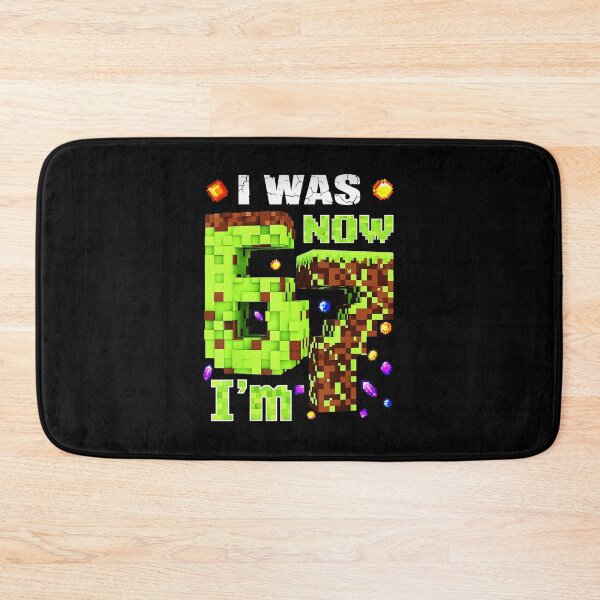Item preview, I Was 6 Now I’m 7 Pixel Gamer Birthday Level Up designed and sold by FGTV2021.