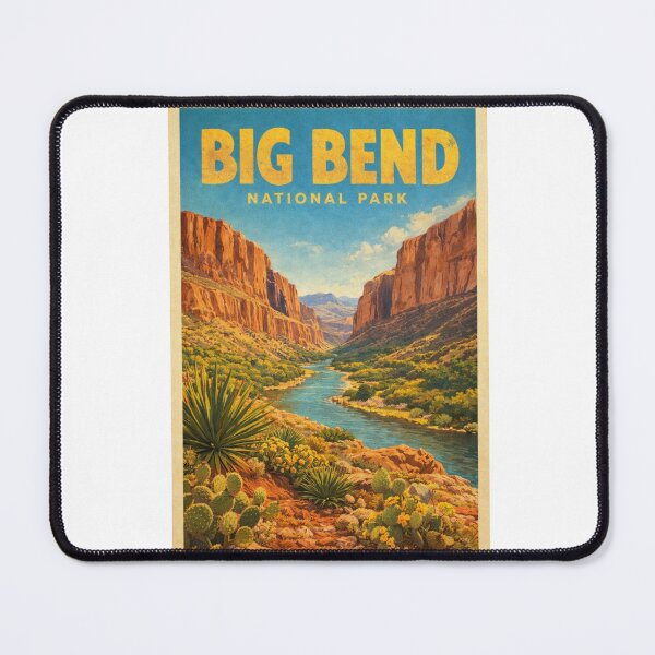 Item preview, Big Bend National Park Rio Grande Canyon Desert Texas Southwest Vista designed and sold by Aryabek.