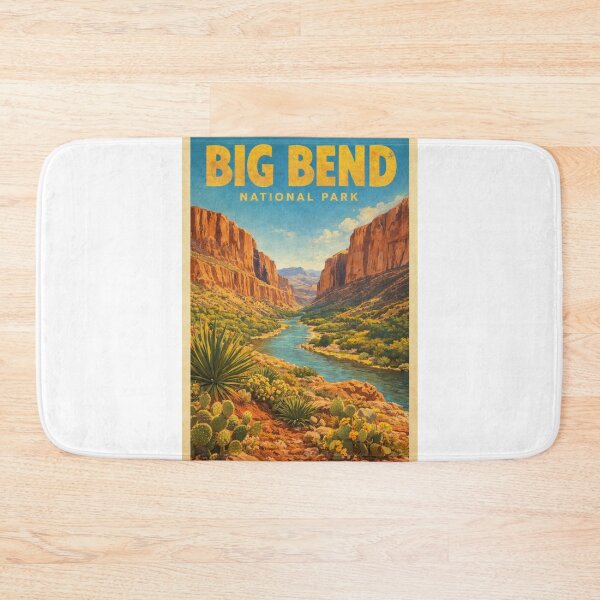 Item preview, Big Bend National Park Rio Grande Canyon Desert Texas Southwest Vista designed and sold by Aryabek.