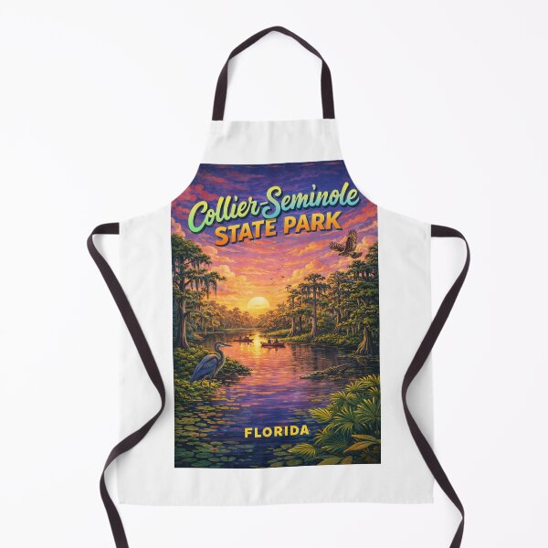 Item preview,  Collier Seminole State Park Everglades Wildlife River Florida Sunset View designed and sold by Aryabek.