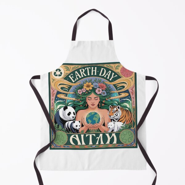 Item preview, Art Nouveau Mother Earth Goddess Earth Day Poster designed and sold by Common-Standard.