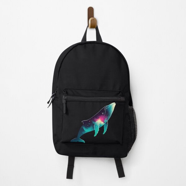 Item preview, Space Whale Galaxy Silhouette – Cosmic Humpback – Surreal Nebula Art designed and sold by Phetuvov.