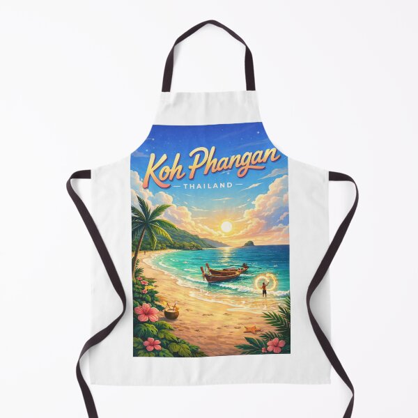 Item preview, Koh Phangan Gulf of Thailand Beach Sunset Haad Rin Tropical Coast designed and sold by Aryabek.