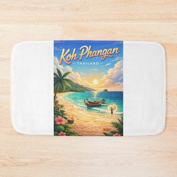 Item preview, Koh Phangan Gulf of Thailand Beach Sunset Haad Rin Tropical Coast designed and sold by Aryabek.