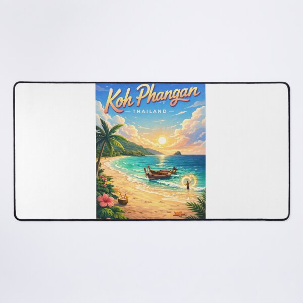 Item preview, Koh Phangan Gulf of Thailand Beach Sunset Haad Rin Tropical Coast designed and sold by Aryabek.