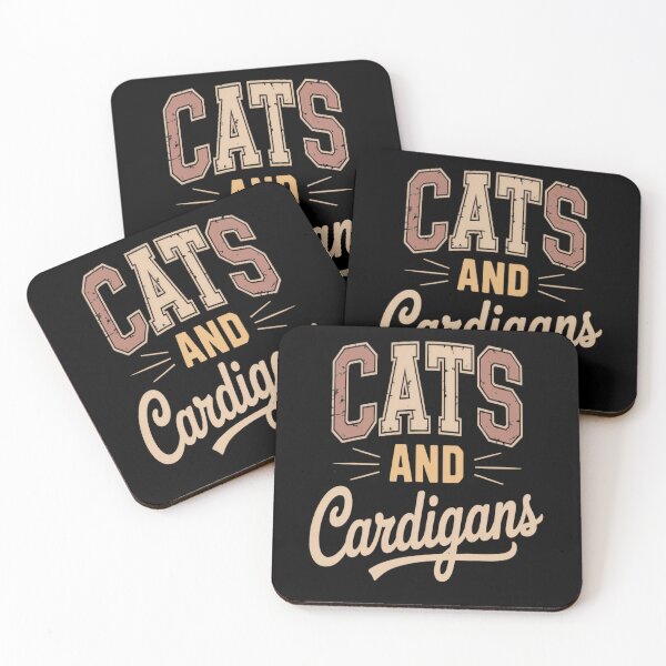 Item preview, Cats and Cardigans - Cozy Cat - Mom Fall - bookish cat - cute cat mom designed and sold by JansenGS.