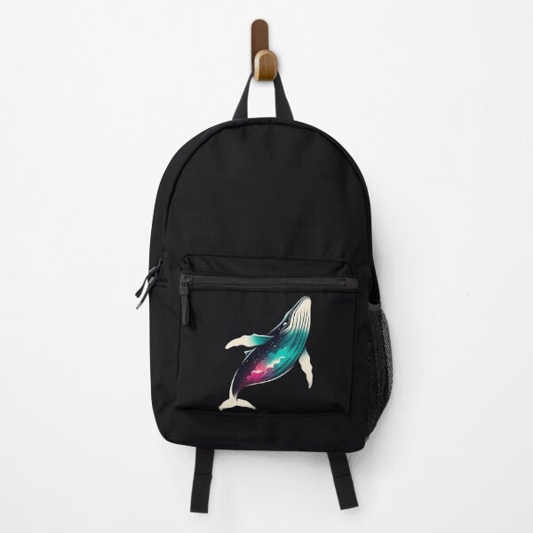 Item preview, Space Whale Galaxy Silhouette – Cosmic Humpback – Surreal Nebula Art designed and sold by Phetuvov.