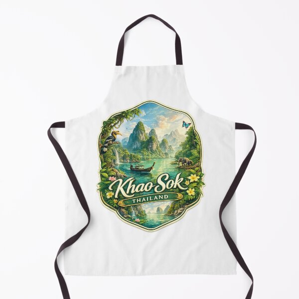 Item preview, Khao Sok National Park Cheow Lan Lake Tropical Rainforest Thailand Landscape designed and sold by Aryabek.
