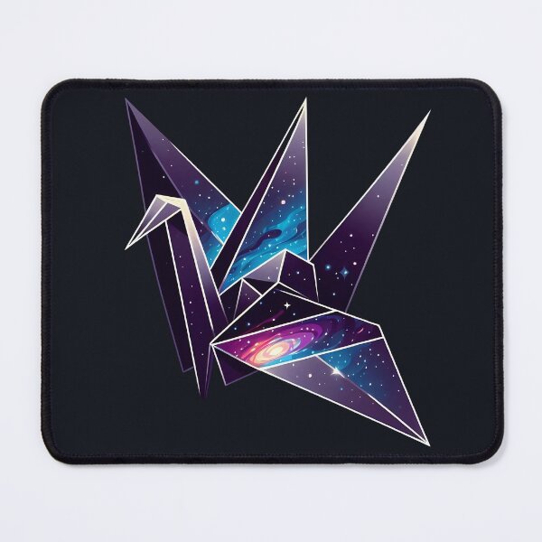 Item preview, Origami Crane Galaxy – Celestial Paper Bird – Geometric Space Art designed and sold by Phetuvov.