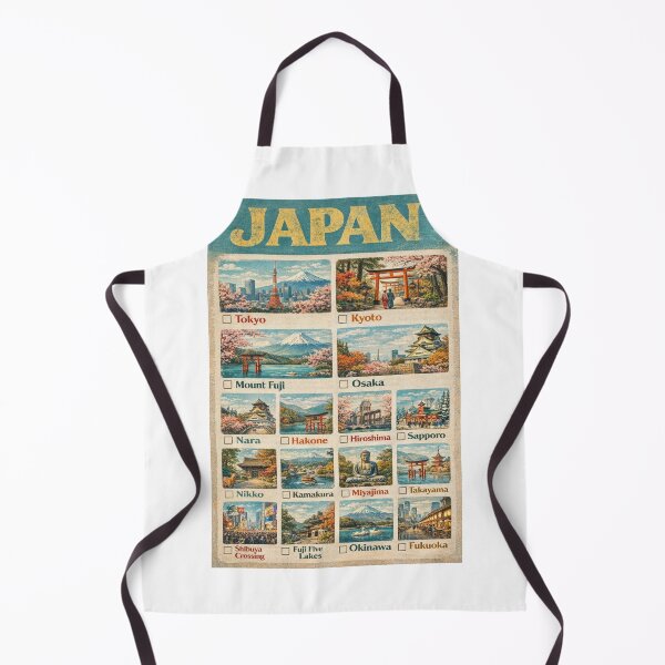 Item preview, Japan Travel Destinations Tokyo Kyoto Mount Fuji Osaka Cultural Landmarks designed and sold by Aryabek.