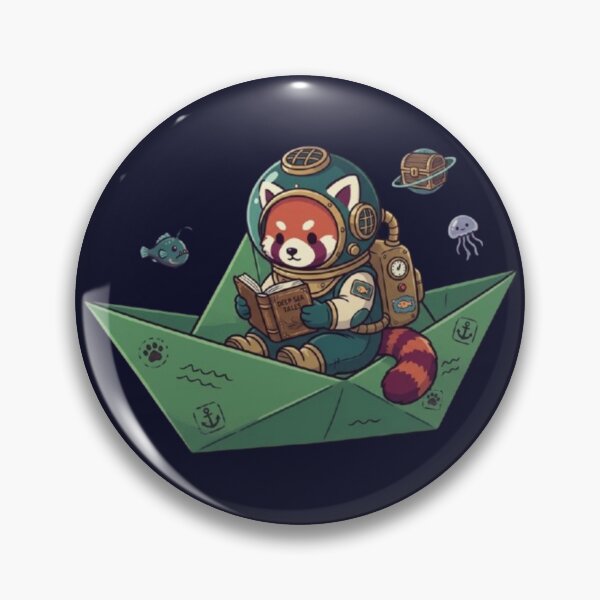 Item preview, "Red Panda Deep Sea Tales" designed and sold by Dogandesighn.
