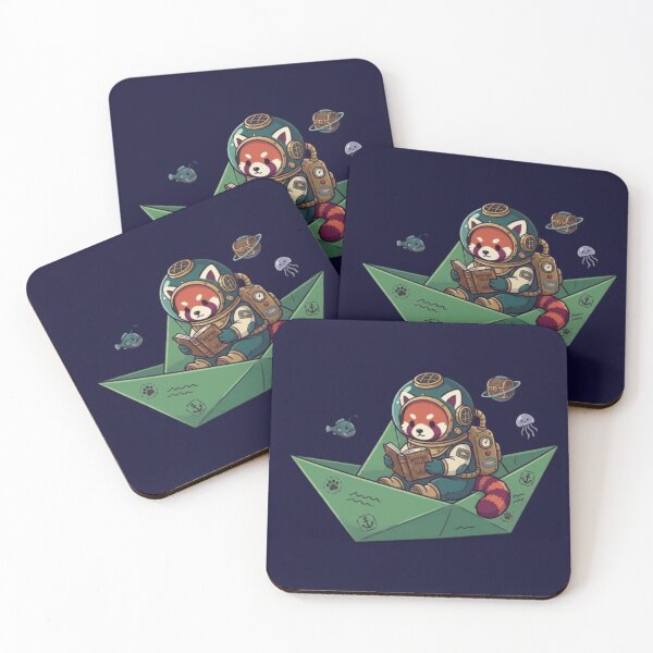 Item preview, "Red Panda Deep Sea Tales" designed and sold by Dogandesighn.