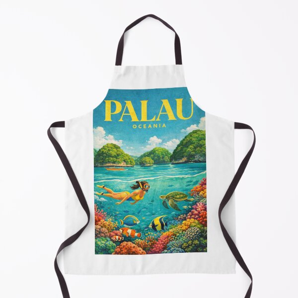 Item preview, Palau Rock Islands Micronesia Coral Reef Pacific Ocean Snorkeling Lagoon designed and sold by Aryabek.