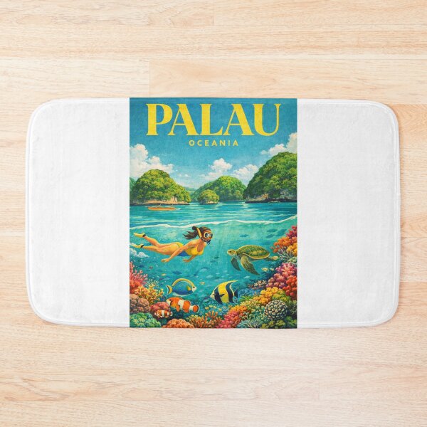 Item preview, Palau Rock Islands Micronesia Coral Reef Pacific Ocean Snorkeling Lagoon designed and sold by Aryabek.