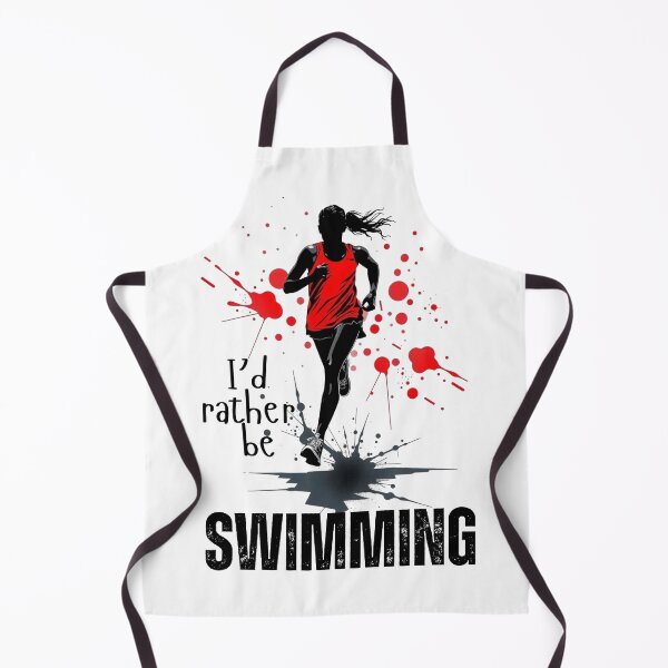 Item preview, I'd Rather Be Swimming | Runner Cross Training Grunge Design designed and sold by Powered By Chlorine.