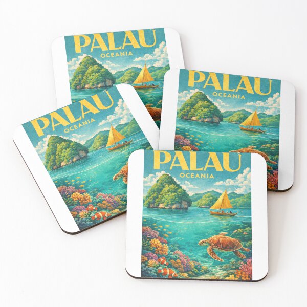Item preview, Palau Rock Islands Koror Micronesia Coral Reef Pacific Ocean Lagoon designed and sold by Aryabek.