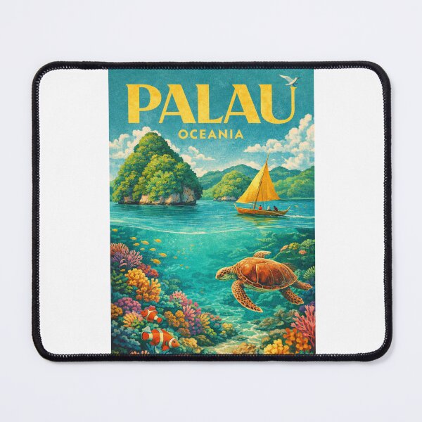 Item preview, Palau Rock Islands Koror Micronesia Coral Reef Pacific Ocean Lagoon designed and sold by Aryabek.