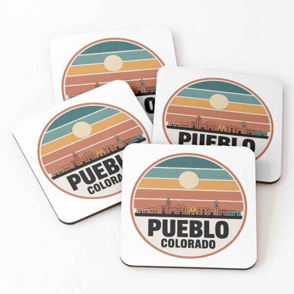 Item preview, Pueblo Colorado: Orange Brown Sunset Skyline designed and sold by CircinusStore.