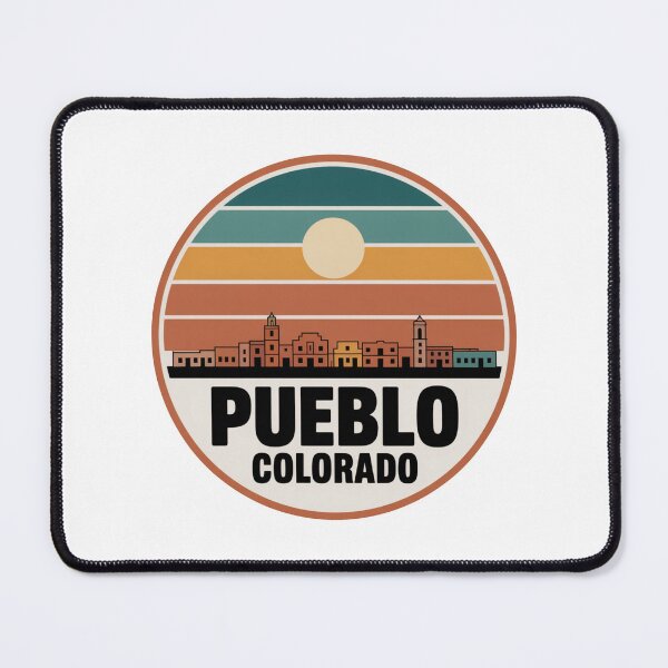 Item preview, Pueblo Colorado: Orange Brown Sunset Skyline designed and sold by CircinusStore.