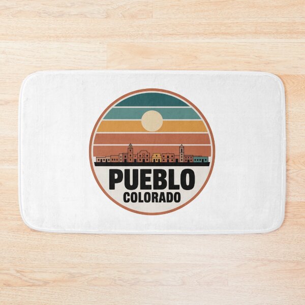 Item preview, Pueblo Colorado: Orange Brown Sunset Skyline designed and sold by CircinusStore.