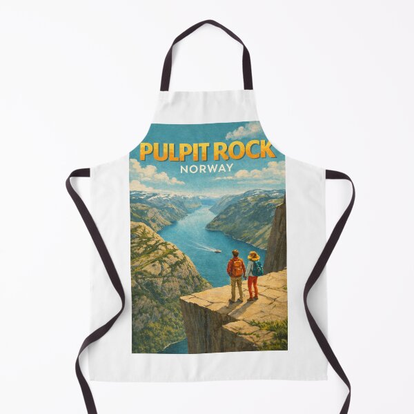 Item preview, Pulpit Rock Lysefjord Preikestolen Norway Scenic Fjord Overlook designed and sold by Aryabek.